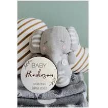 Pregnancy Announcement Sign, Custom Engraved Baby Announcement Plaque, Personalized Pregnancy Reveal Sign