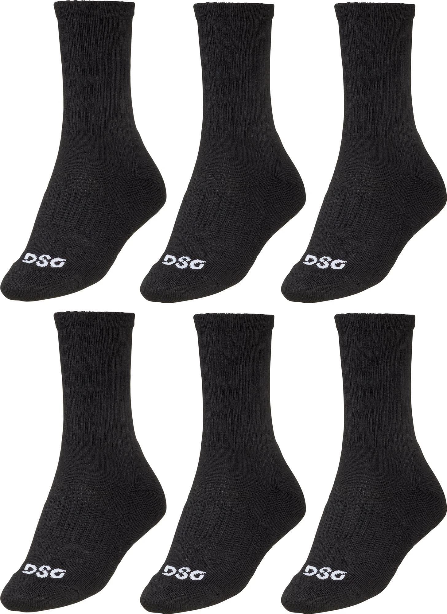 DSG Men's 6-Pack Crew Socks