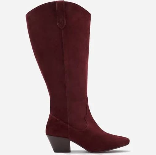 Saffron Suede Knee High Boots