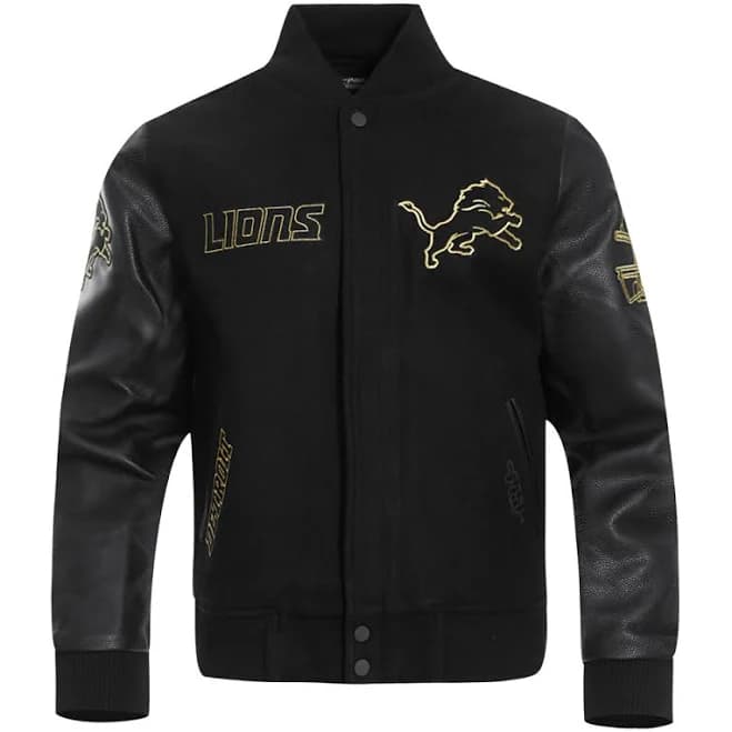 Detroit Lions Men's Wool Varsity Jacket
