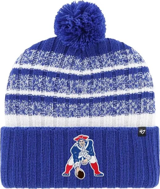 '47 Men's New England Patriots Royal Tavern Knit Hat