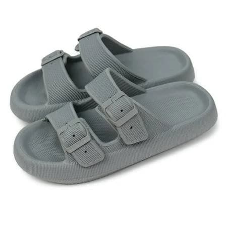 Beranmey Double Buckle Adjustable EVA Slides