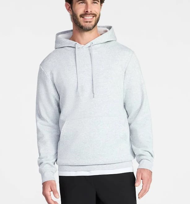 Athletic Works Men's and Big Men's Fleece Zip Hoodie Sweatshirt