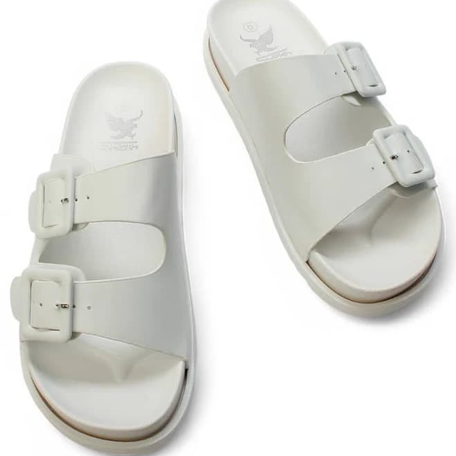 Legend Footwear Women's Ayko-04 Double Strap Slide Sandals