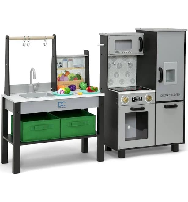 Delta Children Gourmet All-in-One Corner Play Kitchen