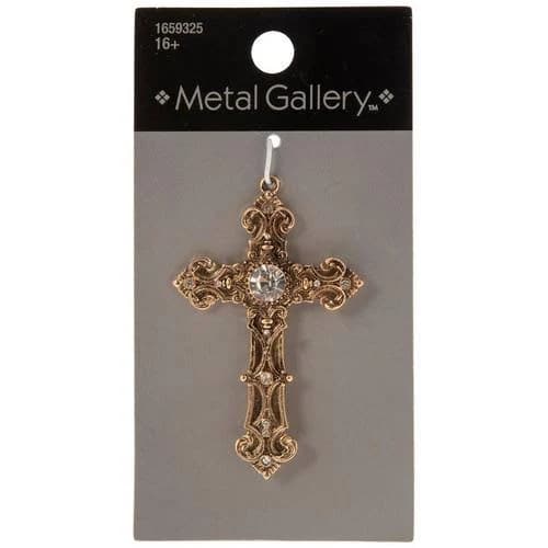 Rhinestone Cross Pendant