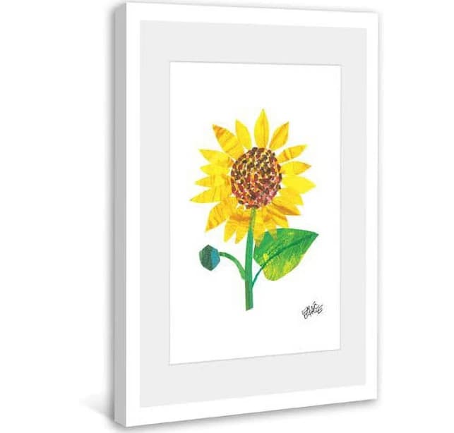 Eric Carle Yellow Sunflower Framed Art Print
