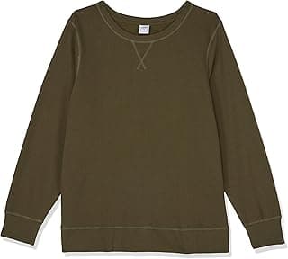 Women's Fleece Crewneck Long Sleeve Pullover Sweatshirt (Available in Plus Size)