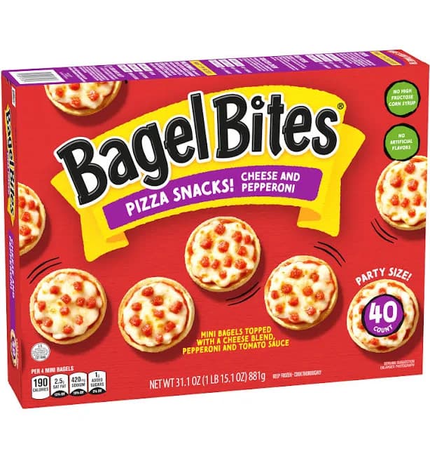 Bagel Bites Cheese & Pepperoni Pizza Snacks