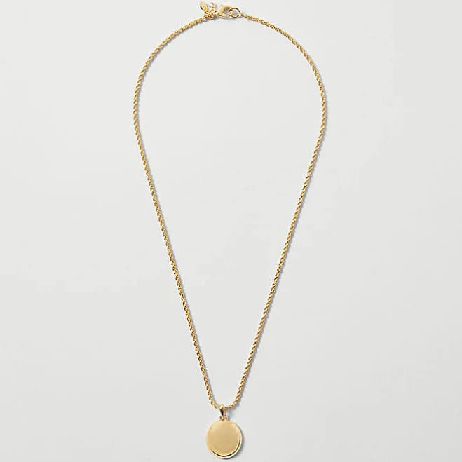 Ann Taylor Women's Rope Chain Pendant Necklace