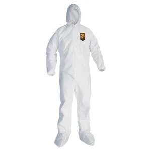 KLEENGUARD A10 Light-Duty Disposable Hooded Coveralls
