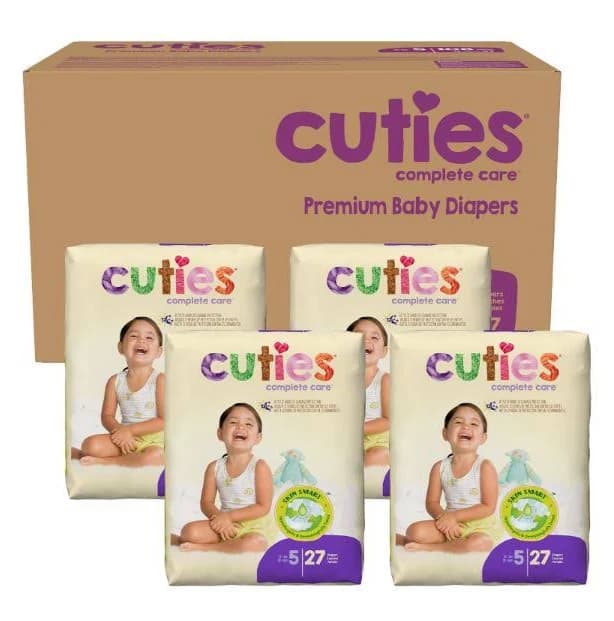 Cuties Diapers Size