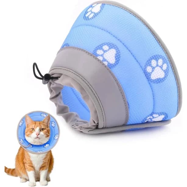 Supet Soft Air Mesh Cat Recovery Cone