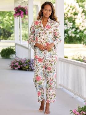 Ella Simone Cotton Lawn Pajama Set