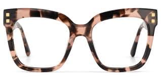 Minguela Square Cheetah Print Tortoise Glasses | Zeelool