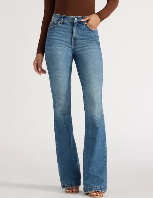 Sofia by Sofia Vergara Women's Melisa Flare High Rise Jeans