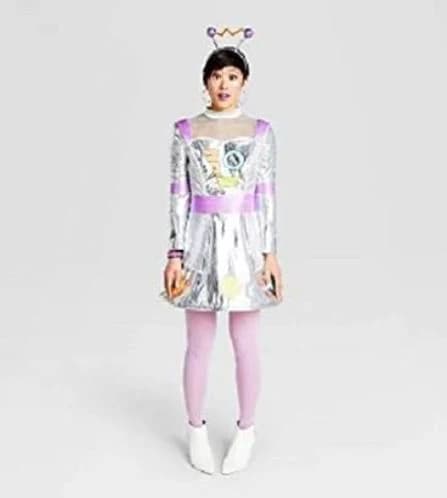 Hyde & EEK! Women's Robot Halloween Costume Dress with Headband
