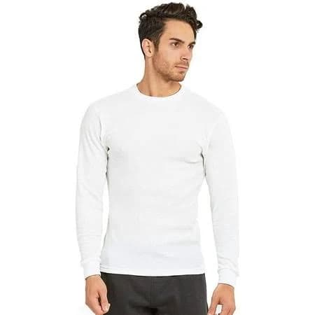 Cottonbell Men's Classic Waffle Knit Heavy Thermal Top