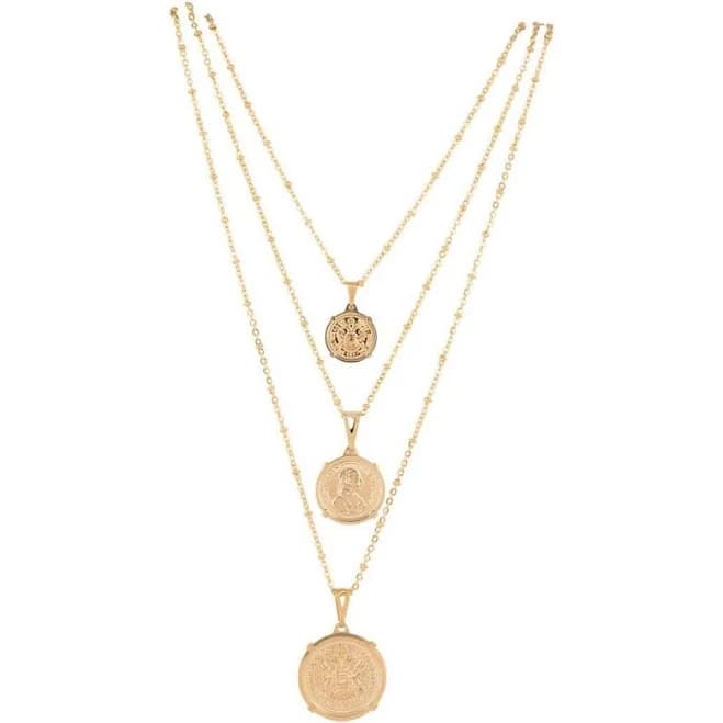 Emperor Coin Necklace, 20"