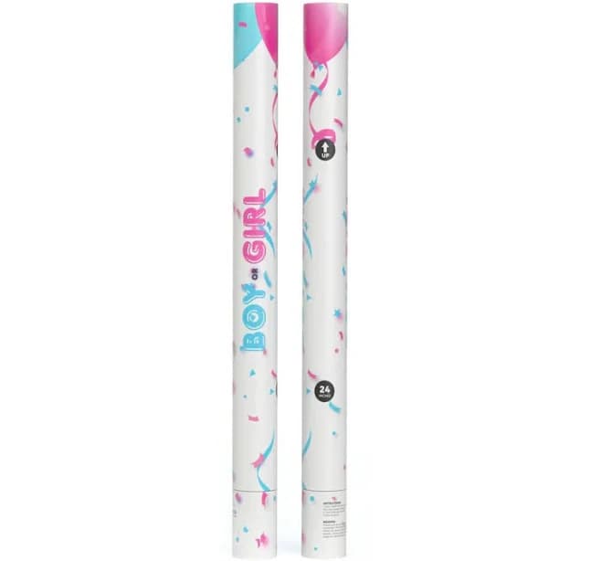 Party City Boy Gender Reveal Powder Cannon