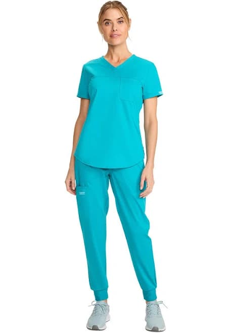 Cherokee Workwear Revolution Women's V-Neck O.R. Top
