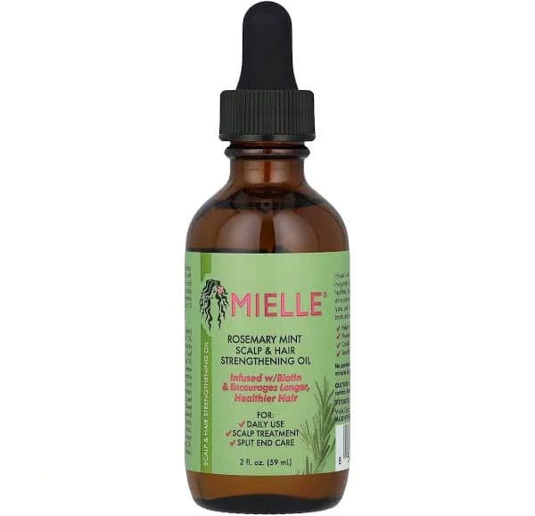 Mielle Mielle Scalp & Hair Strengthening Oil, Rosemary Mint, 2 Fl Oz (59 Ml),