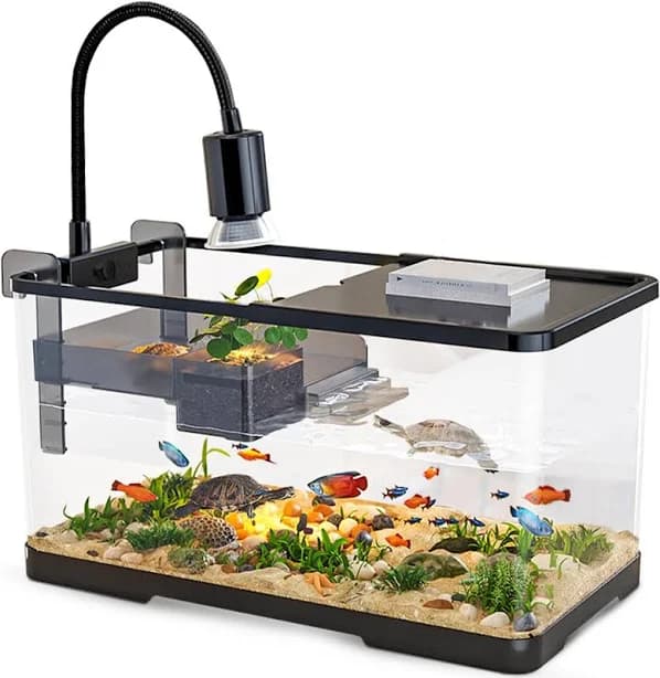 (tank + Light + Filter + Filter Balls) Turtle Tank Kit, Turtle Tank