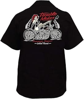 Men's Highway Outlaw Workshirt (Built For Speed Screenprinted)(,), 1 Pack