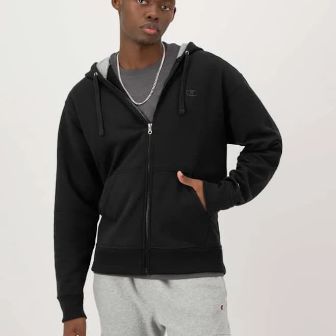 Champion Men's Powerblend Full Zip Hoodie
