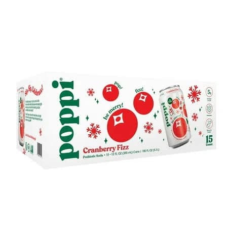 Poppi Cranberry Fizz Prebiotic Soda