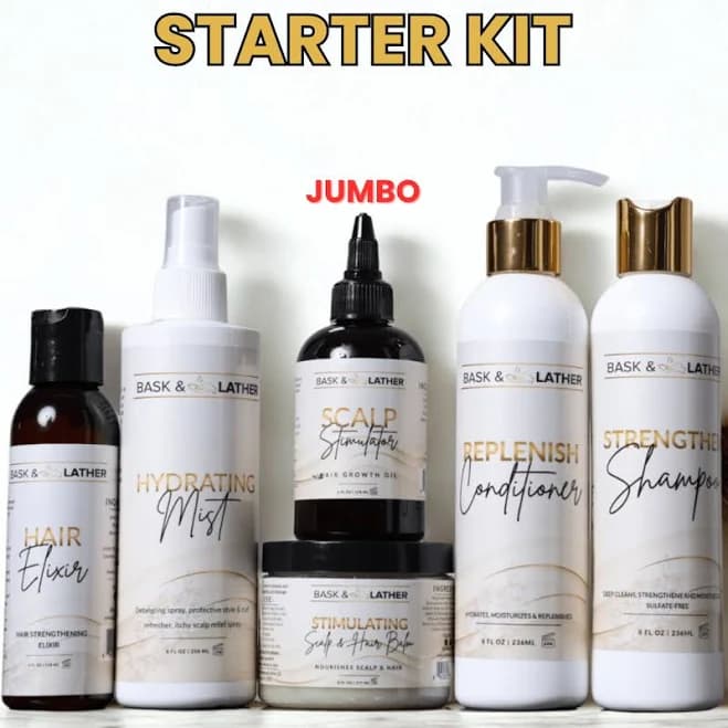 Bask and Lather Co Healthy Hair Starter Kit- Limited Edition