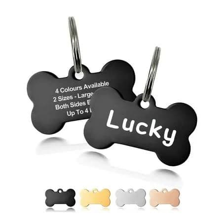Personalized Bone Shaped Dog Tag