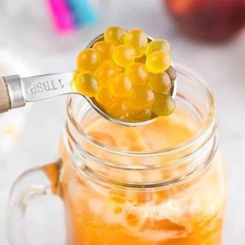Orange Popping Boba