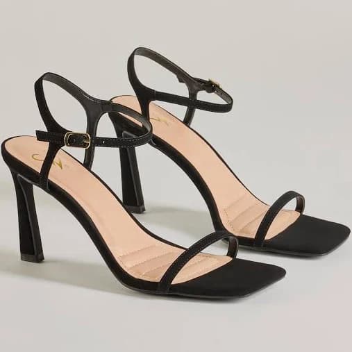 Windsor Style Pop Square Toe Stiletto Heels
