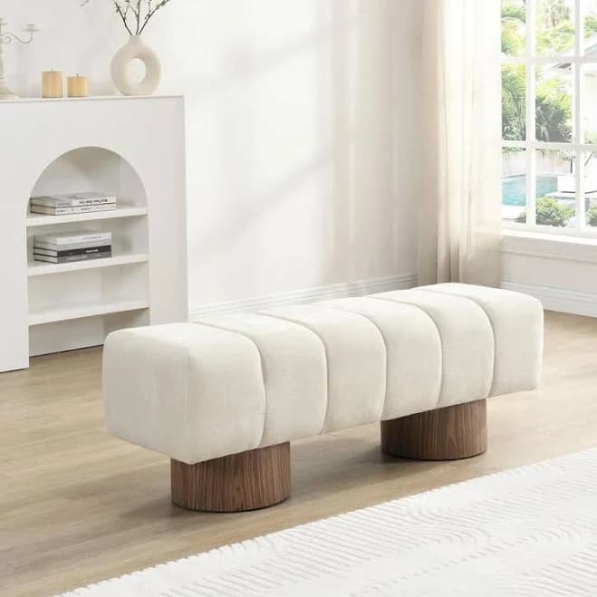 Christopher Knight Home Gale Upholstered Dining Bench