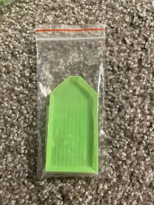 Diamond Painting Accessory Green Tray