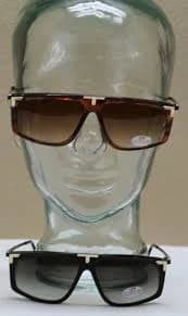 Retro Tortoise Shell Sunglasses rectangular gradient lens Black or Brown