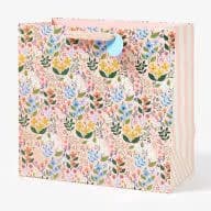 Paper Source Designed Pink Primrose Large Gift Bag