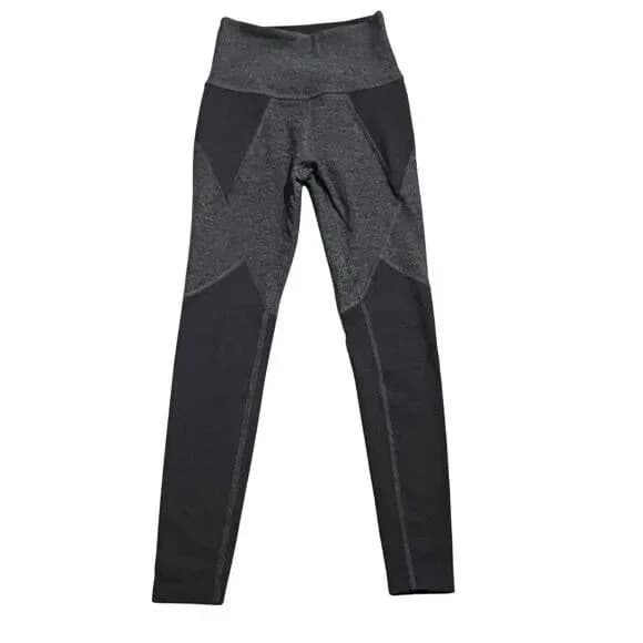 Beyond Yoga Space Dye Paneled High Waisted Leggings Black/Charcoal L
