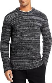 $228 Michael Kors Men's, Italian Yarn Regular Fit Crewneck Sweater, Charcoal, L | eBay