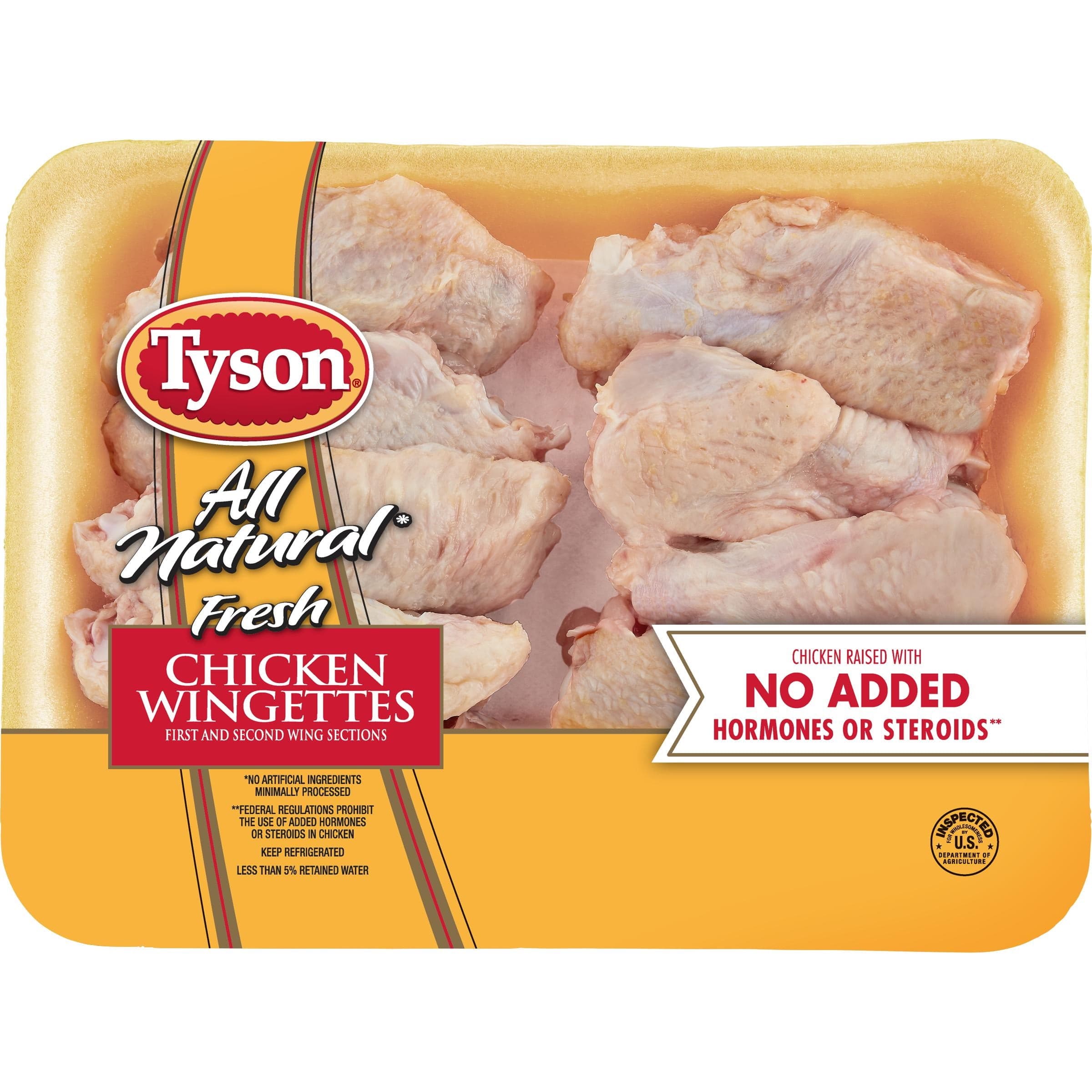 Tyson All Natural Fresh Chicken Wingettes