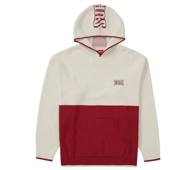Supreme 2-Tone Hooded Sweater