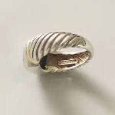 David Yurman | Jewelry | David Yurman Sterling Silver And 4k Yellow Gold Peridot Cable Ring | Poshmark