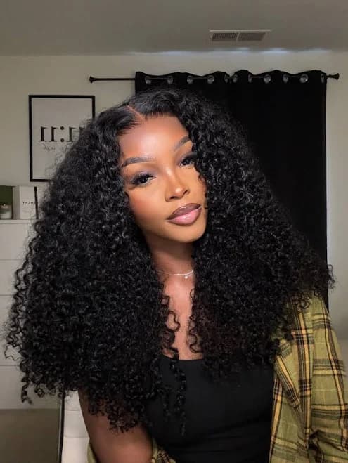Lace Front Long Curly Wig
