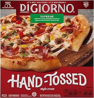 Digiorno Frozen Pizza, Supreme Pizza Hand-Tossed Style Crust 18.9 oz
