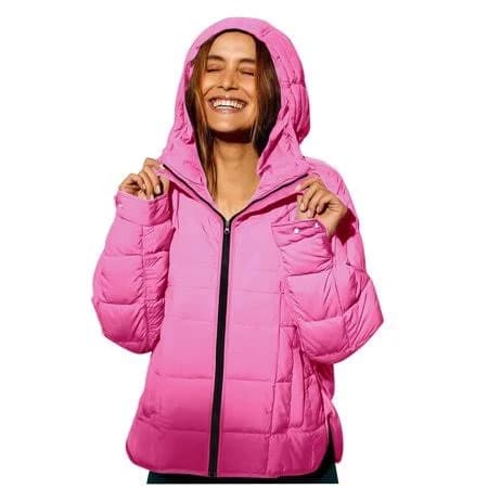 Women's Oversized Quilted Cotton Puffer Jacket