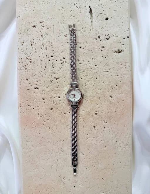 Minimal Silver Bracelet Watch
