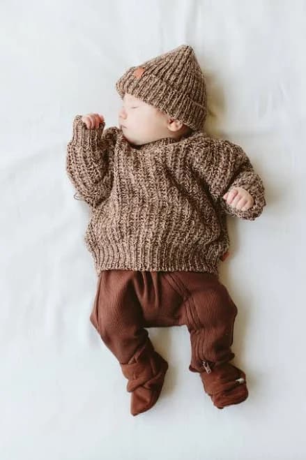 Goumi Cotton Kids Chunky Knit Sweater