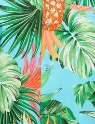 Stylore Hawaiian Shirts for Men Relaxed-Fit Pineapple Tropical Turquoise XL - Walmart.com