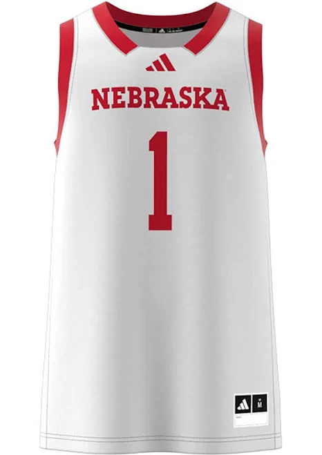 adidas Nebraska Cornhuskers #1 Replica Basketball Jersey
